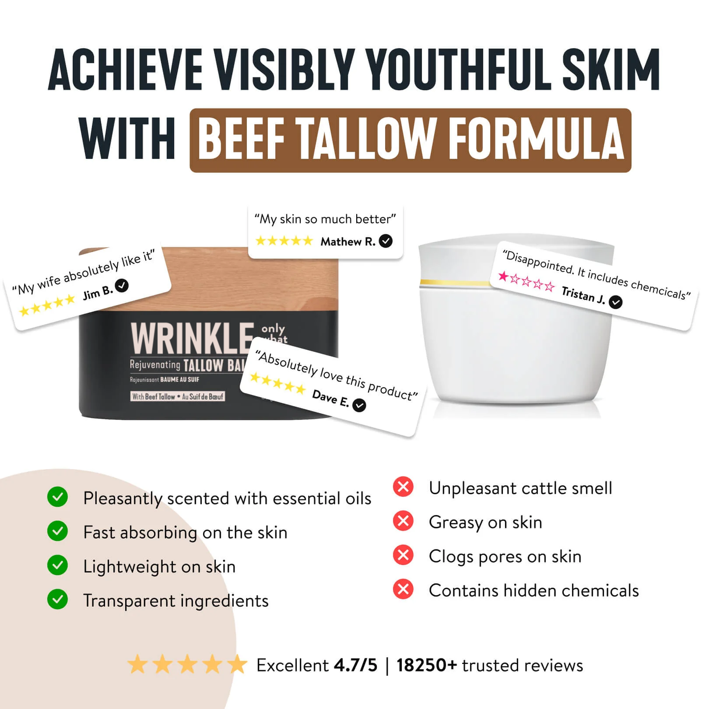 Wrinkle Defense Tallow Balm✨