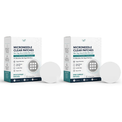 Effective MicroNeedle BotanicSkinTag Removal Patch