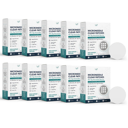 Effective MicroNeedle BotanicSkinTag Removal Patch