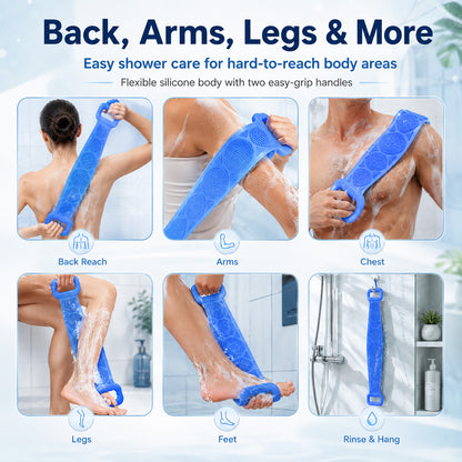 🔥Delqoria® Silicone Back & Body Scrubber