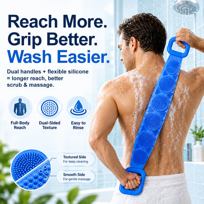 🔥Delqoria® Silicone Back & Body Scrubber